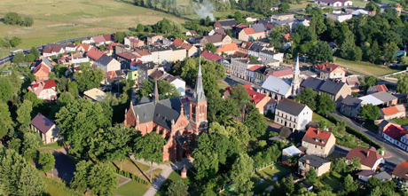 Gorzów Śląski z lotu ptaka